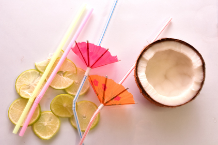soft drink equipment on isolated whiteの写真素材