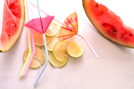 soft drink equipment on isolated whiteの写真素材