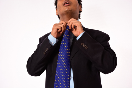 Businessman wearing necktieの写真素材