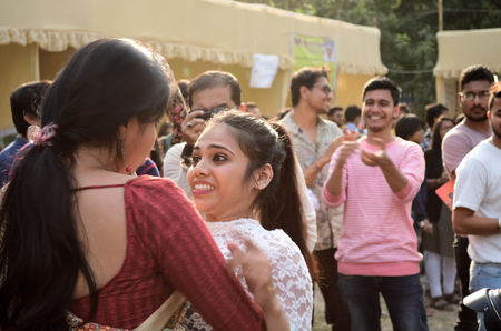 Calcutta, India - February 18, 2018: Celebrate lesbian, gay, bisexual and transgender rights.のeditorial素材