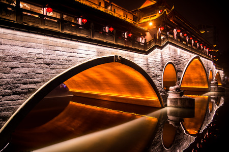 Anshun Corridor Bridgeの写真素材