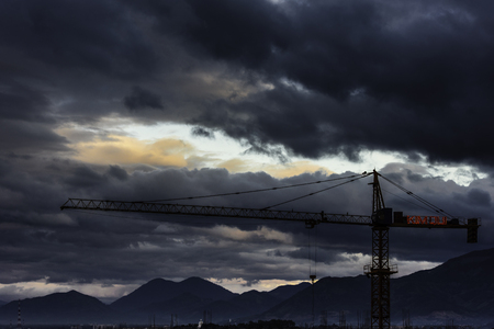 tower craneのeditorial素材