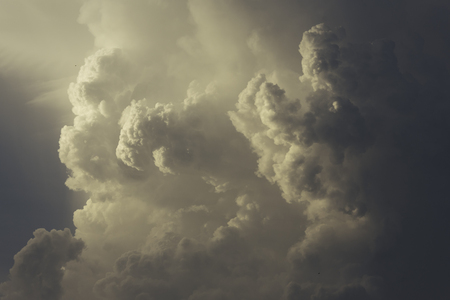 cumulonimbus cloudsの写真素材