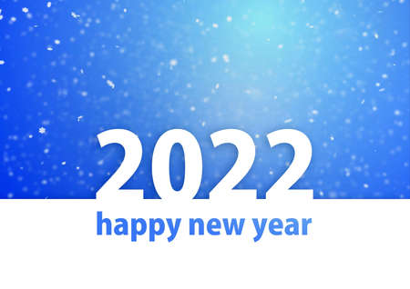 Happy new year 2022 background illustration.