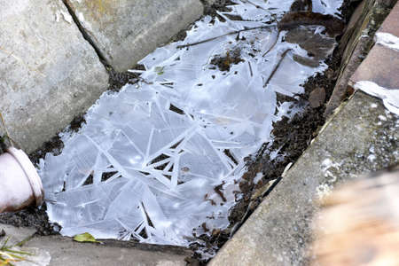 puddle, pothole, bad, dirty, gray, ground, surface, ice, icy, white, asphalt, frozen, gravel,...