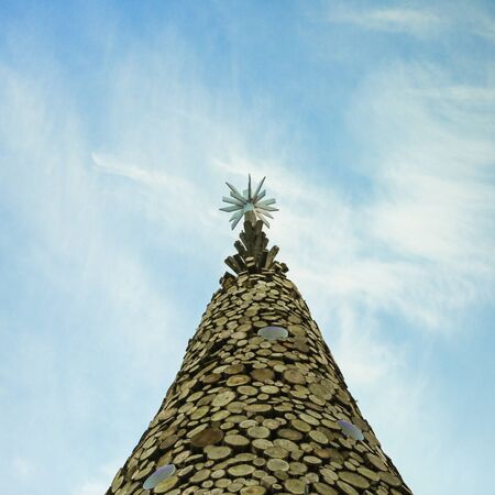 BUDAPEST, HUNGARY - DECEMBER 02, 2017: Christmas Market on the Szentlelek square in Obuda in Budapest, Hungaryのeditorial素材