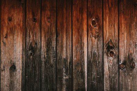 Texture of vertical red old wood