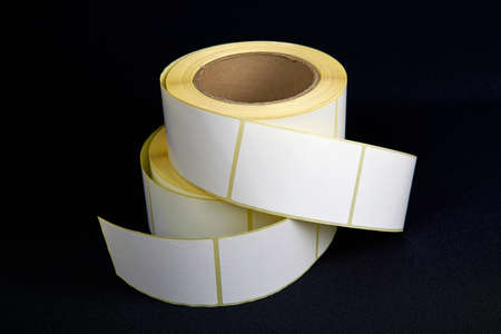 Self-adhesive stickers for marking. Stickers for the moveの写真素材