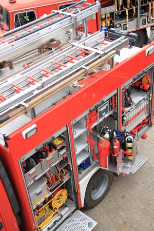 Firefighters use the youth fire department