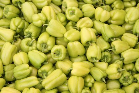 Fresh green peppers for sale