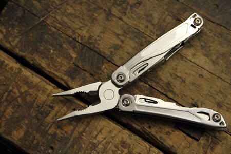 A multitool on the workbench