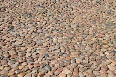 Paving stones on the streetの写真素材
