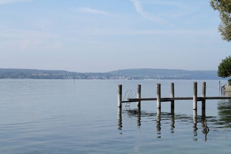 Wooden pier on the water