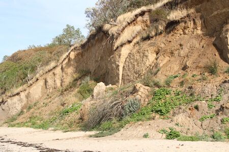 The steep coast on the Baltic Sea near Rostock