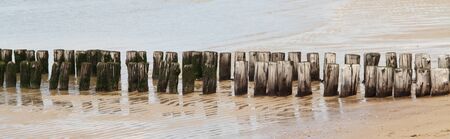 Breakwater at the North Sea