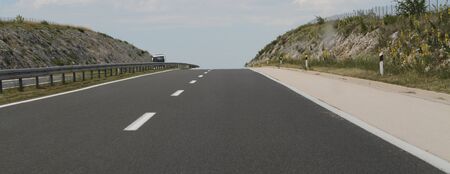 An empty highway