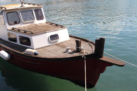 A fishing boat on the pier