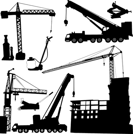 construction crane  のイラスト素材