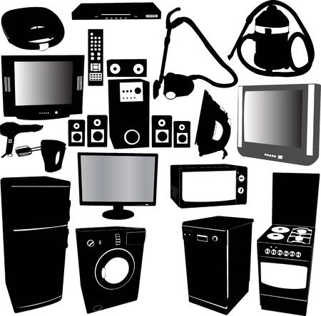 home electronic  のイラスト素材