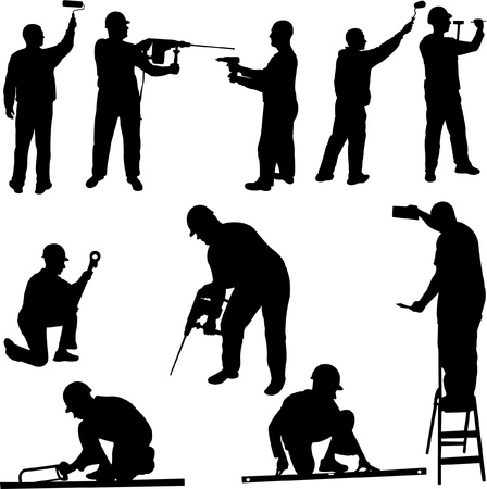 construction workers のイラスト素材