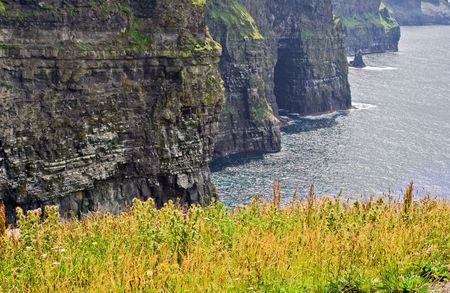The Cliffs of Moher in Irelandの写真素材