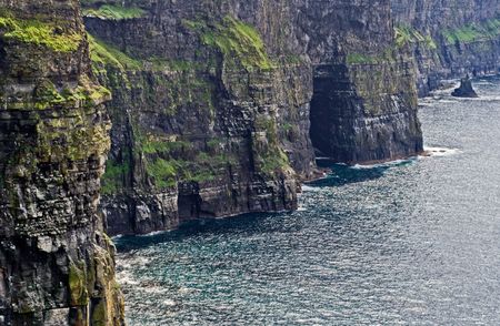 The Cliffs of Moher in Irelandの写真素材
