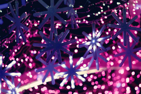 bright holidaycheerful decoration in the form of a garland