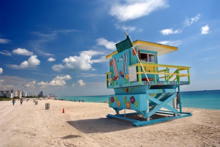 South Beach Miami, Floridaの写真素材