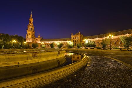Plaza de Espana, Sevilla, Spainの写真素材