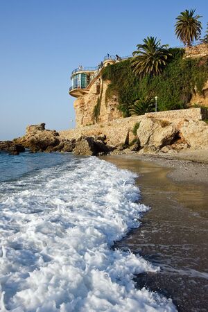 Balcony of Europe, Nerja, Spainの写真素材