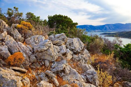 Rocks on Poros, Greeceの写真素材