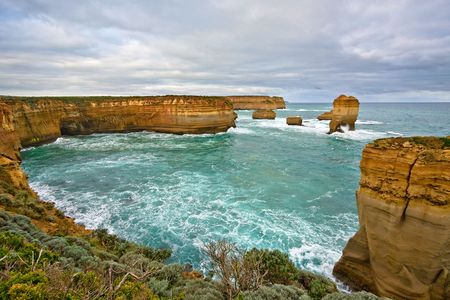 Twelve Apostles, Great Ocean Road, VIC, Australiaの写真素材