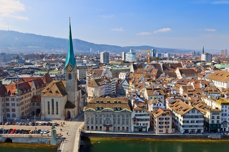 View on Zurich, Switzerlandの写真素材