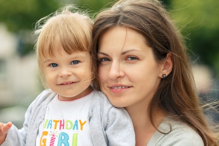 Mother with daughterの写真素材