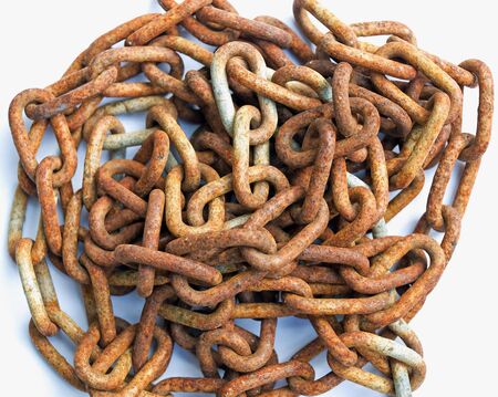 Rusty chain.