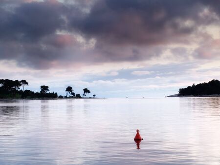 Calm sea  after storm somewhere on the Adriatic sea.の写真素材