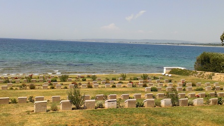 Anzac Cove, Gallipoli Peninsulaの写真素材