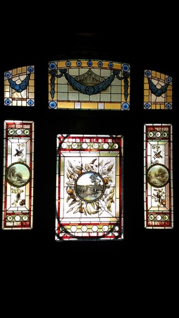 Stained glass windows, Rio Vista, Milduraのeditorial素材
