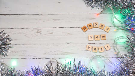happy new year. merry christmas. background for the postcard. new year card.photo