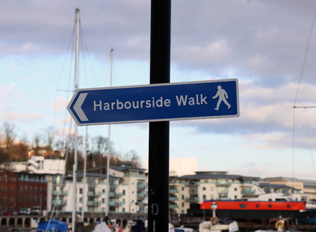Harbourside Walk Sign Post