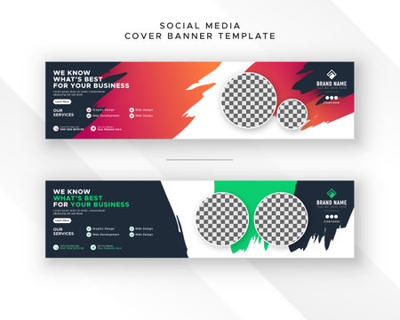 Modern business display exhibition advertisement showcase social media coverのイラスト素材