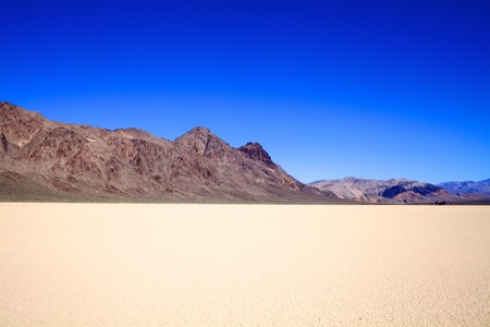 Racetrack Floor in Death Valley National Park, California の写真素材