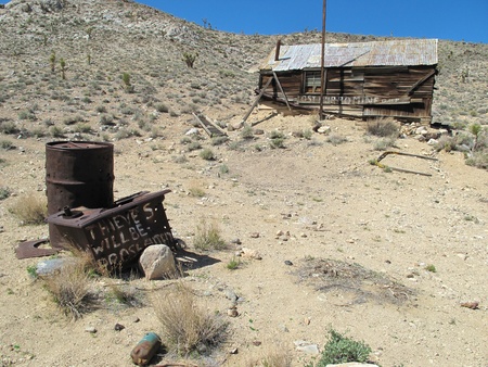Abandoned mining town Death Valley National Park のeditorial素材