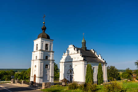 Old Elias church in Subotiv, Cherkasy regionの写真素材