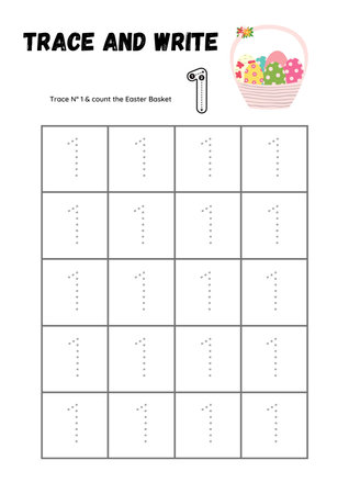 Vector worksheet for practicing fine motor skills - tracing dashed lines.の素材