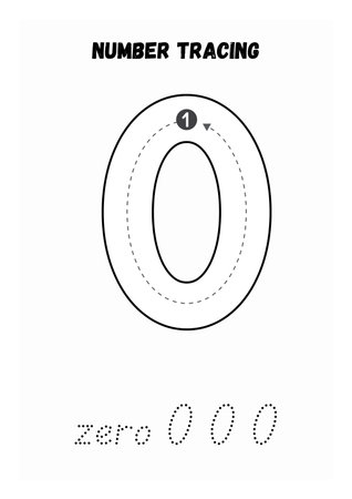Tracing worksheet for kids. Writing practice. Letter T.の素材