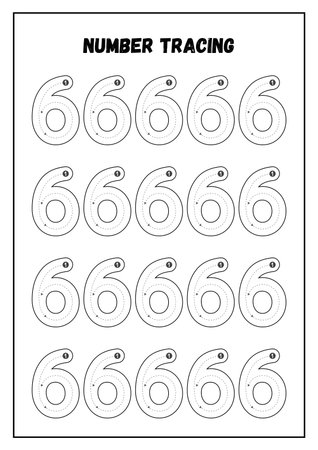 Numbers game for children. Find the correct shadow. Black and white vector illustration.の素材