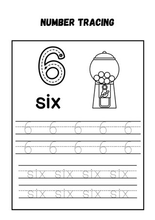 Alphabet tracing worksheet for kids. Writing practice for children.の素材