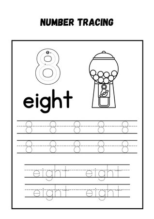 Alphabet tracing worksheet for kids. Writing practice for children.の素材