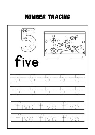 Letter F tracing alphabet tracing practice worksheet for kids learning handwriting.の素材